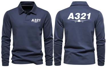 AIRBUS A321 LONG SLEEVE POLO